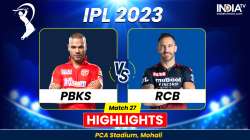 PBKS vs RCB Highlights