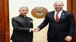 Israeli Parliament Speaker Amir Ohana meets EAM J Shankar