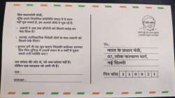 Congress' "Jawab Do Postcard" campaign against Centre