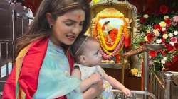 Priyanka with daughter