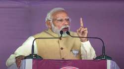 Prime Minister Narendra Modi during a rally in Karnataka ahead of assembly elections.