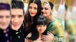 Rekha's photos with Aishwarya and Aaradhya go viral