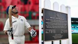 Sachin Tendulkar honoured on his Birthday by SCG