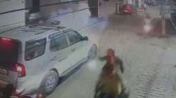 The incident was captured on CCTV camera