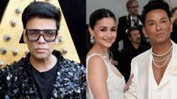 Karan Johar; Alia Bhatt and Prabal Gurung