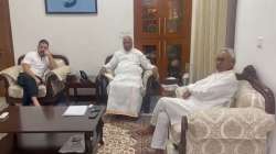 Bihar CM Nitish Kumar meets Kharge, Rahul Gandhi in Delhi to boost opposition unity