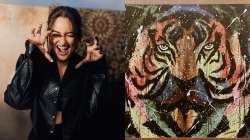 Sonakshi Sinha gifts handmade thematic painting