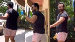 Saif Ali Khan turns heads in pink shorts