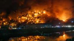  Massive fire breaks out at dumping ground in Noida Sector 32