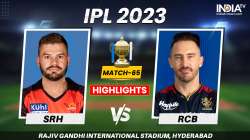 SRH vs RCB Highlights