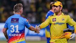 David Warner and MS Dhoni