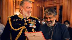 SS Rajamouli and Ray Stevenson