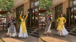 Girls in Indian outfits dance to O Rangrez