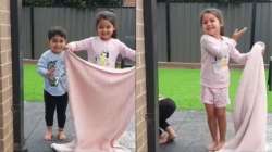 siblings show magic trick