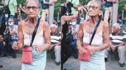 Elderly woman dances to Andaz Apna Apna song