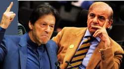 Pakistan PM Shehbaz Sharif and his predecessor Imran Khan