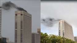 Thick smoke spotted at Trident Hotel building