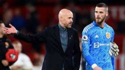 Manchester United manager Erik ten Hag with David de Gea