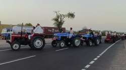 Rajasthan: Groom in Barmer drives to wedding venue with 51 tractors | VIDEO