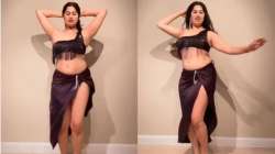 Desi woman belly dances to Calm Down