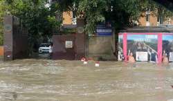 Inundated street at ITO