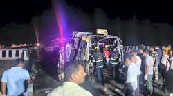 maharashtra bus accident today, samruddhi mahamarg, samruddhi mahamarg accident, buldhana bus accide