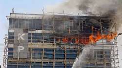 Massive fire breaks out in KP Tower of New Kohinoor area in Jodhpur