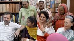 Women farmers from Haryana met the Gandhi family 