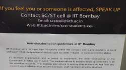 IIT Bombay anti-discrimination guidelines, IIT Bombay