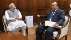 Prime Minister Narendra Modi with Mizoram Chief Minister Zoramthanga during a meeting in New Delhi.