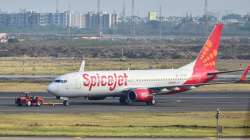 SpiceJet aircraft catches fire at Delhi airport