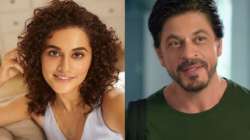 Taapsee Pannu and Shah Rukh Khan