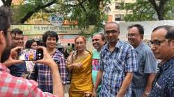 Taslima Nasreen during an event.