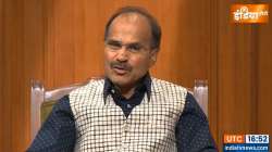 Leader of Opposition Adhir Ranjan Chowdhary in 'Aap Ki Adalat'