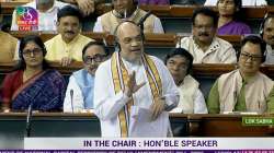 Amit Shah in Lok Sabha