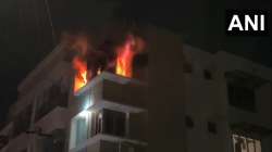 Fire breaks out in residential building in Chennai