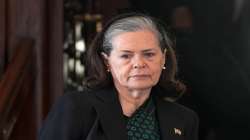 Congress leader Sonia Gandhi