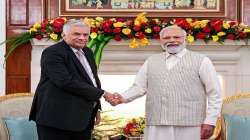 Prime Minister Narendra Modi with President of Sri Lanka Ranil Wickremesinghe