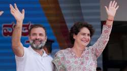 Congress leaders Rahul Gandhi and Priyanka Gandhi Vadra