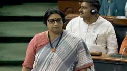 Smriti Irani in Lok Sabha