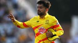 Rashid Khan playing for Trent Rockets