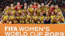 Sweden women's football team during the medal ceremony on August 19, 2023