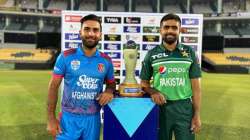 Hashmatullah Shahidi (Left) and Babar Azam (Right)