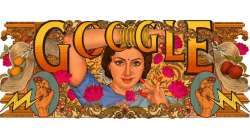 sridevi, google doodle today, bollywood actress, 60th birthday, indian actress, google