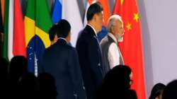 PM Modi holds a brief conversation with Chinese President Xi Jinping
