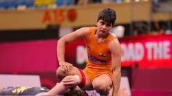 Antim Panghal confirmed her semi-final qualification beating Natalia Malysheva in the quarters of World Wrestling Championships