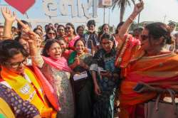 Women celebrate Women reservation Bill