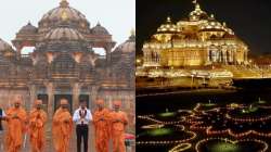 Rishi Sunak at Akshardham Temple