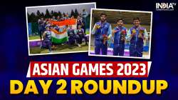 Day 2 saw the Indian contingent lay its hands on the Gold medal for the first time in the 19th Asian Games in Hangzhou