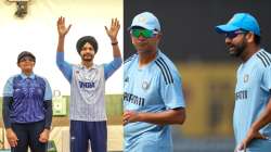 Divya Subbaraj, Sarabjot Singh and Rahul Dravid and Rohit Sharma